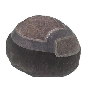 Perruque en cheveux naturels 100% humains, mono front lace, toupet, patchs, prothèse capillaire, Taz Hair BD, haute qualité - Product Image 3