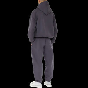 Boxy Fit Joggers ชุดวอร์มสำหรับผู้ชายชุดวอร์มแนวสตรีทดีไซน์โลโก้ตามสั่ง - Product Image 2