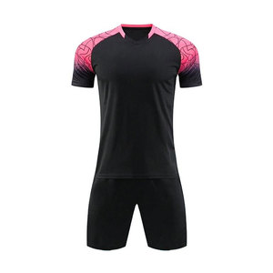 Alta calidad nueva sublimación personalizada secado rápido transpirable 100% poliéster uniforme de fútbol conjunto OEM servicio personalizado Color y logotipo - Product Image 1