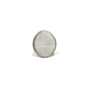 Pierre précieuse ovale en minéral synthétique poli Catseye 4,58 carats, taille personnalisable pour accessoires de bijouterie, hauteur 3 mm - Product Image 2