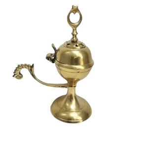 Soporte de quemador de incienso de latón moderno Difusor de aromaterapia terapéutico de inserción Loban Bakhoor de alta calidad - Product Image 4