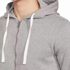 Vente en gros de sweats à capuche de gymnastique ajustés avec logo imprimés fabricants sweats à capuche personnalisés noirs unis sweats à capuche pour hommes - Product Image 4