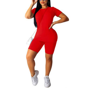 Custom Women Two Piece <b>Short</b> Set High Quality <b>Short</b> Sleeve Soft Fabric Made <b>Ladies</b> <b>for</b> <b>Casual</b> Wear - Product Image 1