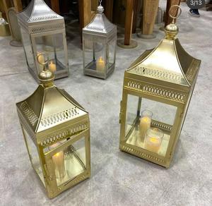 Luxury Moroccan Candelabra <b>Black</b> <b>Candle</b> <b>Lantern</b> Holder Stand for Home Wedding and Christmas Decor <b>Black</b> Moroccan Candleholder - Product Image 3