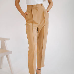 Pantalon Cargo Femme Décontracté Taille Haute avec Poches – Vêtements Féminins en Gros - Product Image 6