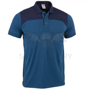 2023 qualité supérieure personnalisé unisexe pour Polo T-Shirt motif solide tissu tricoté en gros de haute qualité hommes pour polos - Product Image 5