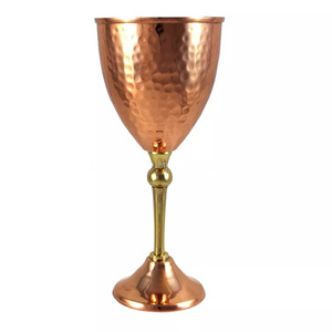 Silver Antique Finished Handmade Steel <b>Wine</b> Cup Wholesale Exporter New Arrival Steel <b>Wine</b> <b>Goblet</b> Manufacturer - Product Image 2