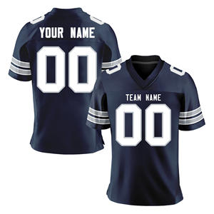 Jersey de aficionado al fútbol americano de alta calidad personalizado nombre del equipo y número de impresión Jersey de aficionado al fútbol americano - Product Image 1