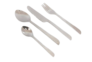 Juego de cubiertos de diseño, vajilla de metal chapado en plata fundida, juego de cucharas para servir bodas, pulido de espejo para pedidos a granel, precios al por mayor - Product Image 5