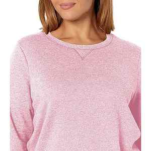 Último diseño personalizado de moda y casual para mujer sudadera suelta pulóver estampado a pedido sudadera pulóver para mujer - Product Image 6