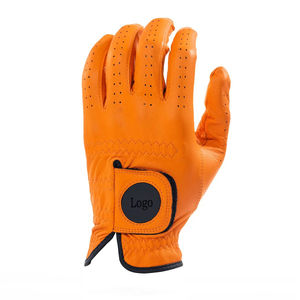 Los guantes de golf de cuero Cabretta para mano izquierda Premium más vendidos con logotipo personalizado de piel de oveja de calidad elegante Aplicabilidad deportiva - Product Image 2