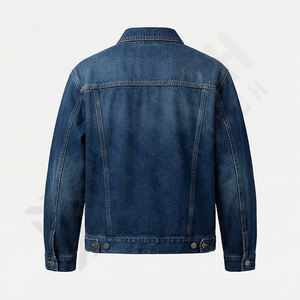 Chaqueta Vaquera Clásica Vintage para Hombre, Detalles Desgastados, Cierre de Botones, Estilo Casual Urbano, para Todas las Temporadas, Ropa de Abrigo de Invierno - Product Image 2