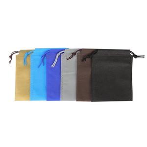 Non-woven Fabric Shopping <b>Bag</b> with Drawstring Closure Customizable Size & Handle - Product Image 5