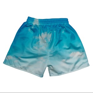 Pantalones cortos deportivos de verano de malla personalizados con logotipo OEM para hombre de talla grande, gimnasio, baloncesto, diseñador, ropa de calle, sublimación, pantalones cortos lisos para hombre - Product Image 5