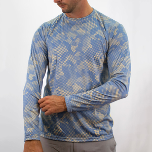 Ropa Deportiva de pesca para hombre, camisa de manga larga, 100% algodón, poliéster, informal, para gimnasio, Verano - Product Image 4