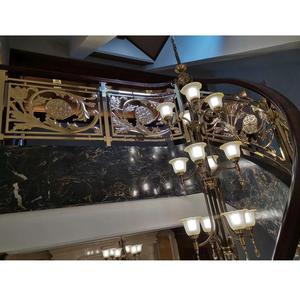 Barandillas de escalera montadas en el piso resistentes al óxido en aluminio Diseño moderno para el hogar o la oficina - Product Image 6