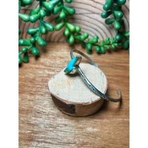 Donovan Skeets Kingman Turquoise & Sterling <b>Silver</b> Fashion <b>Cuff</b> <b>Bracelet</b> - Product Image 3
