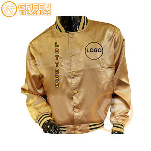 Chaqueta universitaria bordada de satén alfa personalizada, ropa griega transpirable de alta calidad Phi para hombre, chaquetas al por mayor con estampado de tela - Product Image 1