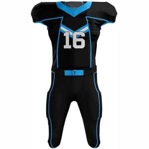 ชุดฟุตบอลอเมริกันแขนสั้นระบายอากาศแบบซับลิเมชั่นล่าสุด ออกแบบเองได้ ผลิตในปากีสถาน - Product Image 5