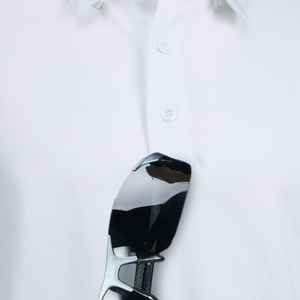 Camiseta de algodón para hombre de muestra gratis para Polo Botón Logotipo personalizado Estampado de verano Bordado Slim-Fit Camiseta informal de manga corta Top Sólido - Product Image 3