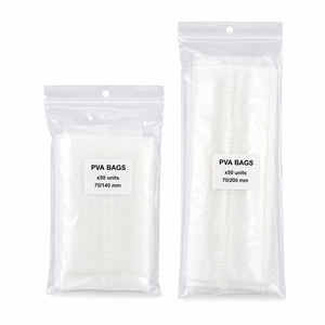 Sacchetti PVA 70x140mm 70x200mm 50 Unità, Sacchetti per Esche da Pesca a Fondo ad Assorbimento Rapido e Solubili in Acqua, Senza Residui, Accessori per la Pesca - Product Image 1