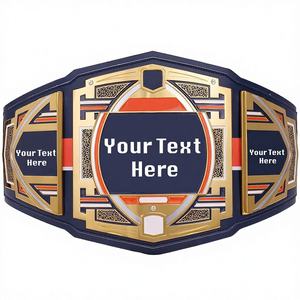 Sangle en cuir véritable personnalisable OEM/ODM pour le kick-boxing, la lutte, les titres de championnat, le taekwondo, le karaté - Product Image 1