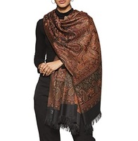 Fait sur mesure Kitted Chadar foulards châles cachemire filles épaule Pashmina châles impression en gros grande taille respirant
