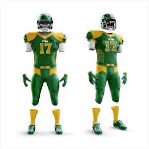 Uniforme de Fútbol Americano Moderno de Manga Corta, Servicio OEM, Comodidad Premium, Duradero, Transpirable, con Estampados Personalizados - Product Image 2