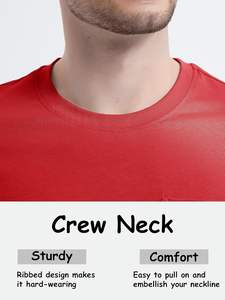 เสื้อยืดมีกระเป๋าแบบมีกระเป๋าเดียวระบายอากาศได้ดีและยั่งยืนเสื้อยืดผ้าฝ้ายมาใหม่พอดีตัวกันรอยยับ100% - Product Image 6