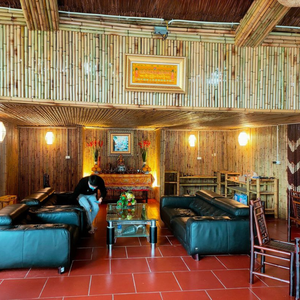 เสาไม้ไผ่แปรรูปยืดหยุ่นวัตถุดิบไม้ไผ่พรีเมี่ยมโครงสร้างบังแดดสำหรับสวนออร์แกนิก - Product Image 3