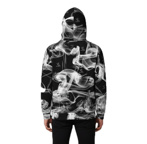 Sudaderas con Capucha Cortas Personalizadas al por Mayor, Diseño Gráfico Urbano, Ropa Casual de Invierno para Hombre, Impresión Digital con Dobladillo sin Rematar - Product Image 2