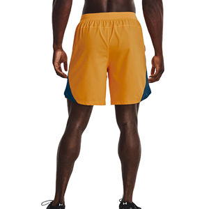 2025 pantalones cortos de entrenamiento de Fitness informales para hombre, tamaño sólido, patrón de bolsillo decorado, gimnasio, deporte, entrenamiento, correr, pantalones cortos de gimnasio de malla - Product Image 3