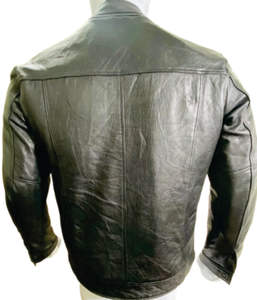 Meilleur prix direct du fabricant veste en cuir de mouton de haute qualité pour hommes vêtements d'hiver fermeture à glissière Style High Street - Product Image 2