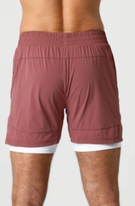 Dessin de poche simple athlétique en plein air en gros, short en nylon élastique hommes streetwear shorts de sport pour hommes - Product Image 4