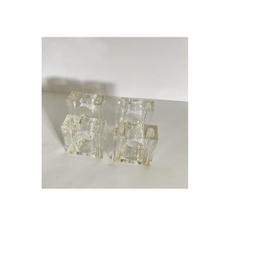 Acrylic Napkin Ring Bulk Wholesale Napkin Rings for Weddings Uses at Under Your square Shape White Color - Product Image 5