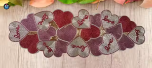 Incalculable Worth Beaded <b>Runner</b> Unique Table Placemat Floral Design for Food <b>Bar</b> Wedding Design Embroidered Dinning Table Decor - Product Image 6