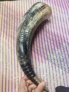 Cuerno para beber vikingo pulido respetuoso con el medio ambiente personalizado de la mejor calidad, artesanías naturales hechas a mano para el hogar, restaurante inspirado en la India - Product Image 4