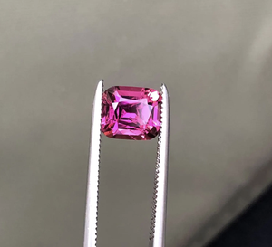 Anillos de piedras preciosas sueltas facetadas con forma de cojín de turmalina Rosa Natural, collar, pendientes, fabricación de joyas, fabricante de Jaipur, 10x12mm - Product Image 4