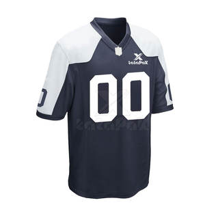 Nouveauté, maillot de football américain pour homme, taille plus, manches courtes, imprimé de haute qualité, maille respirante/polyester, personnalisable, OEM - Product Image 1