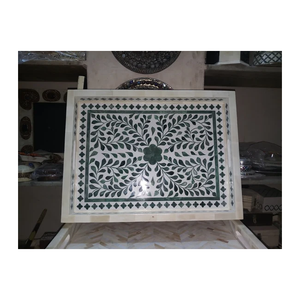 Bandeja de servicio de nácar hecha a mano de lujo de alta calidad Bandeja de nácar de chocolate ecológica - Product Image 2