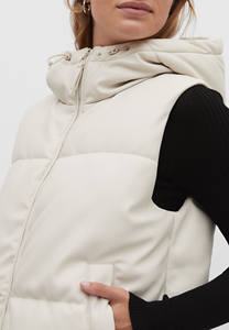 Hot Selling Custom Men's Vests <b>Bubble</b> Puffer Jacket Sleeveless Warm Winter Vest in Stock <b>Top</b> Selling Custom Design Puffer Vest - Product Image 5