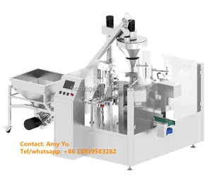 Mini Automatic Powder Pouch Doy Filling Sealing Packaging Machine for doypack bag packing machine