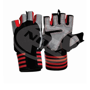 Guantes deportivos de medio dedo para mujer para gimnasio levantamiento de pesas entrenamiento deportes al aire libre pesca-entrenamiento de ejercicio - Product Image 5
