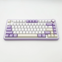 AULA F75 RGB LED 75% Clavier OEM Logo Filaire USB & 2.4G Commutateur de jeu sans fil Matériau PBT personnalisé pour ordinateur portable PC Ordinateur