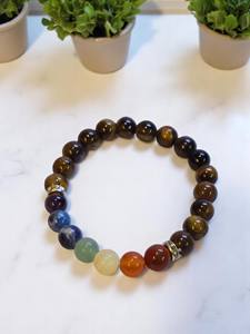 Gemstone Stretchable <b>Tiger</b> <b>Eye</b> <b>Bracelet</b> Wholesale Natural Crystal Hand Band Amayra Crystal Semi-Precious Stone Craft Top Quality - Product Image 2