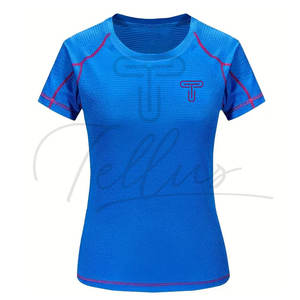 Camiseta de Verano para Mujer, de Secado Rápido, Transpirable, Ecológica, con Logotipo Personalizado, Ajuste Regular, Superventas - Product Image 2