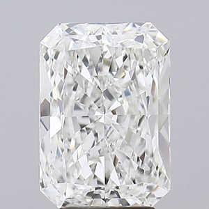 Diamant de laboratoire de 4 carats, taille Radiant, certifié IGI, clarté VS1, couleur F, taille excellente, diamant en vrac pour fabricant de bijoux sur mesure - Product Image 1