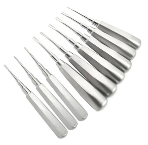 เครื่องดึงเนื้อเยื่อกระดูกแบบตรงและโค้งทำจากสแตนเลสอุปกรณ์ผ่าตัดทางทันตกรรมด้วยตนเอง - Product Image 5