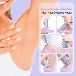 Tondeuse bikini rechargeable 2-en-1 pour femmes, rasoir électrique étanche pour le visage, les bras, les jambes - Tondeuse corporelle - Product Image 1