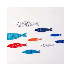Meilleure vente poisson en bois inachevé décor de poisson en bois poisson en bois blanc créatif enfant Art cadeau pour les enfants du Vietnam 99GD - Product Image 3